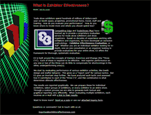 Tablet Screenshot of exhibitoreffectiveness.com